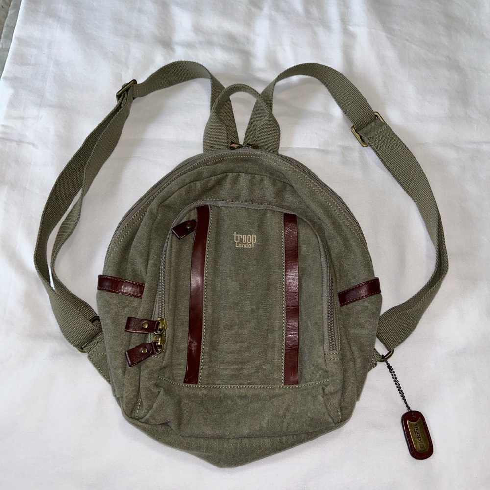 Troop London Classic Canvas Backpack - Small
